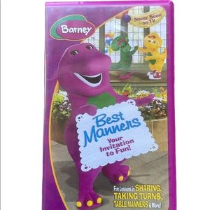 Best Manners Barney VHS